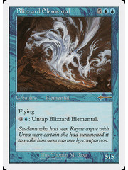 Magic: The Gathering Blizzard Elemental (002) Moderately Played