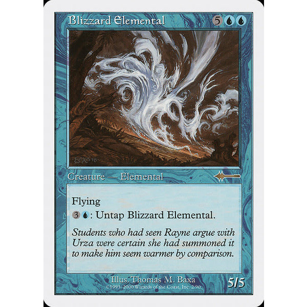 Magic: The Gathering Blizzard Elemental (002) Moderately Played