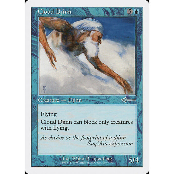 Magic: The Gathering Cloud Djinn (004) Moderately Played