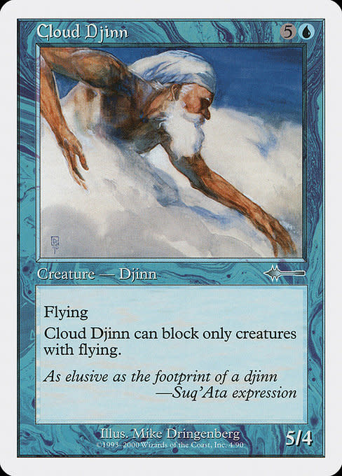 mtg djinn cards Djinn Monk - Token