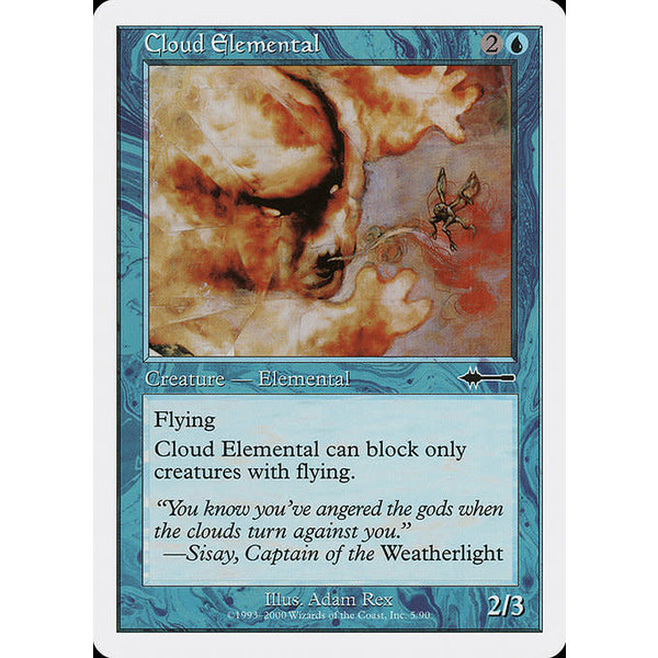 Magic: The Gathering Cloud Elemental (005) Moderately Played