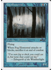 Magic: The Gathering Fog Elemental (007) Moderately Played