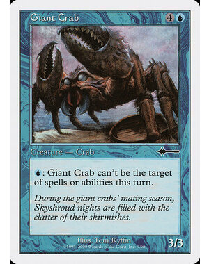 Magic: The Gathering Giant Crab (009) Moderately Played