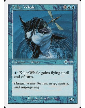 Magic: The Gathering Killer Whale (011) Moderately Played