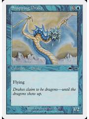 Magic: The Gathering Snapping Drake (015) Moderately Played