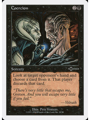 Magic: The Gathering Coercion (020) Moderately Played