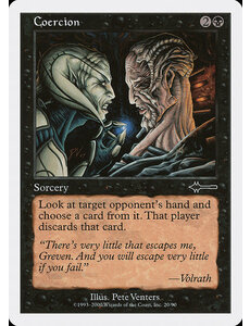 Magic: The Gathering Coercion (020) Moderately Played