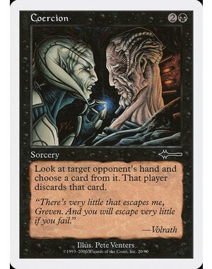 Magic: The Gathering Coercion (020) Moderately Played