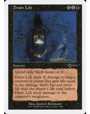 Magic: The Gathering Drain Life (024) Moderately Played