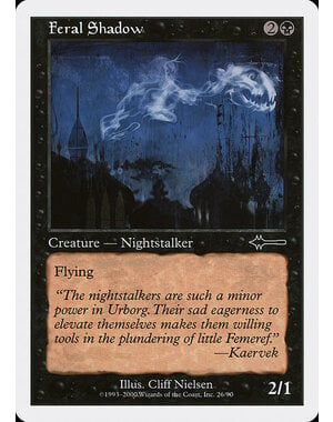 Magic: The Gathering Feral Shadow (026) Moderately Played