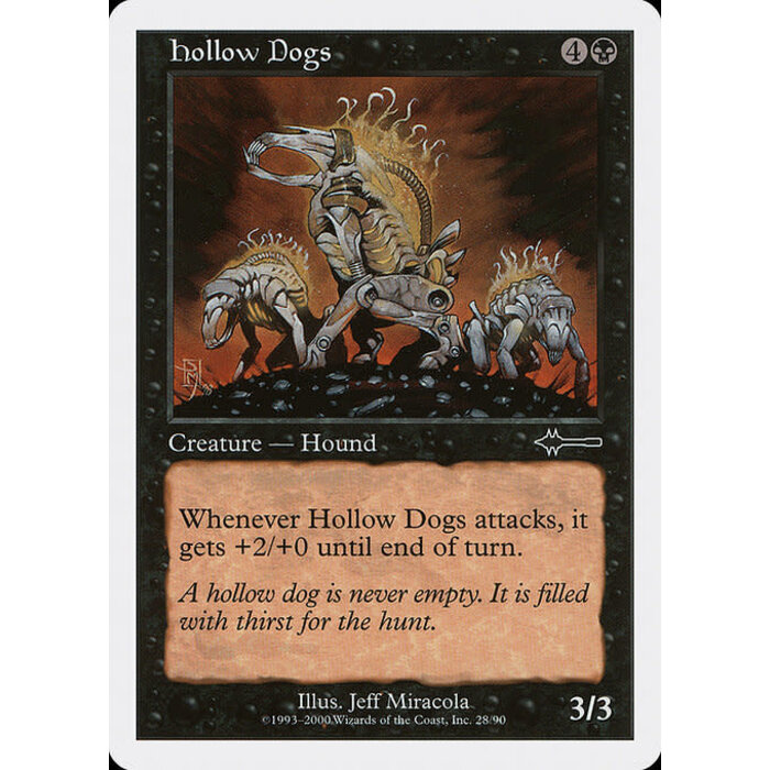 Magic: The Gathering Hollow Dogs (028) Moderately Played