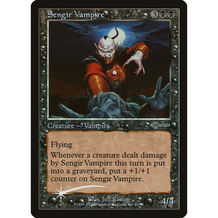 Magic: The Gathering Sengir Vampire (029) Heavily Played Foil