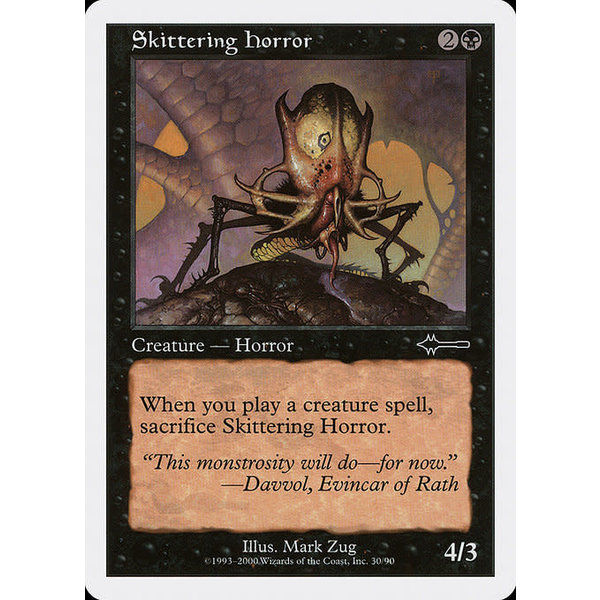 Magic: The Gathering Skittering Horror (030) Moderately Played