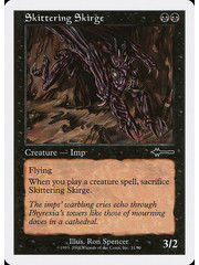 Magic: The Gathering Skittering Skirge (031) Moderately Played