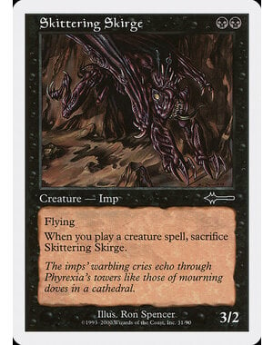 Magic: The Gathering Skittering Skirge (031) Moderately Played