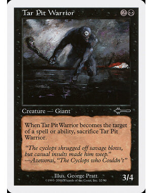 Magic: The Gathering Tar Pit Warrior (032) Moderately Played