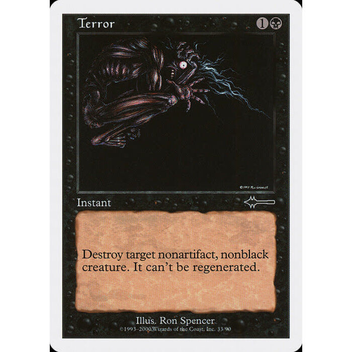 Magic: The Gathering Terror (033) Moderately Played