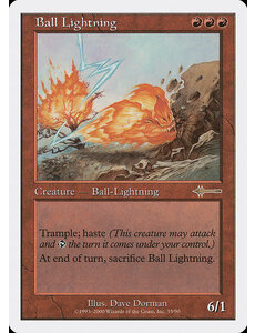 Magic: The Gathering Ball Lightning (035) Moderately Played