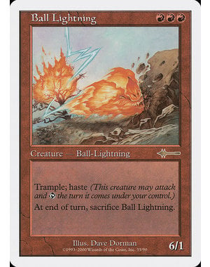 Magic: The Gathering Ball Lightning (035) Moderately Played