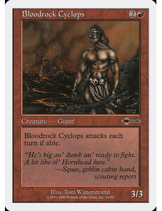 Magic: The Gathering Bloodrock Cyclops (036) Moderately Played