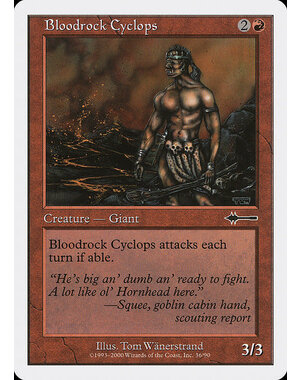 Magic: The Gathering Bloodrock Cyclops (036) Moderately Played