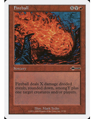 Magic: The Gathering Fireball (037) Moderately Played