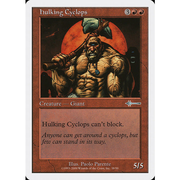 Magic: The Gathering Hulking Cyclops (038) Moderately Played