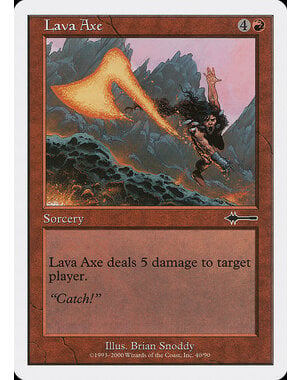 Magic: The Gathering Lava Axe (040) Moderately Played