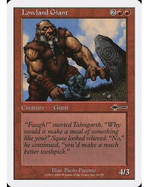 Magic: The Gathering Lowland Giant (042) Moderately Played