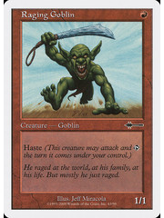 Magic: The Gathering Raging Goblin (043) Moderately Played