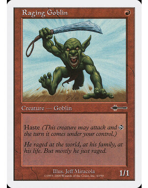 Magic: The Gathering Raging Goblin (043) Moderately Played