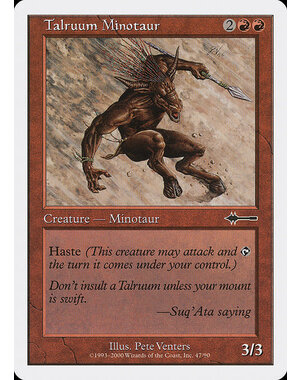 Magic: The Gathering Talruum Minotaur (047) Moderately Played