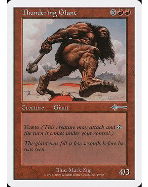 Magic: The Gathering Thundering Giant (049) Moderately Played