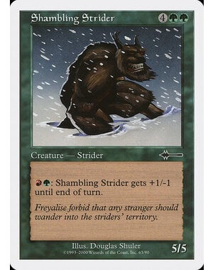 Magic: The Gathering Shambling Strider (063) Moderately Played