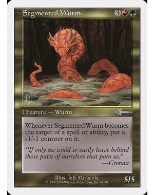 Magic: The Gathering Segmented Wurm (068) Moderately Played