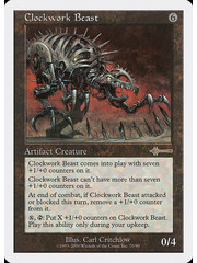 Magic: The Gathering Clockwork Beast (070) Moderately Played