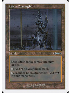 Magic: The Gathering Ebon Stronghold (072) Moderately Played