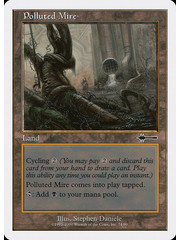Magic: The Gathering Polluted Mire (074) Moderately Played
