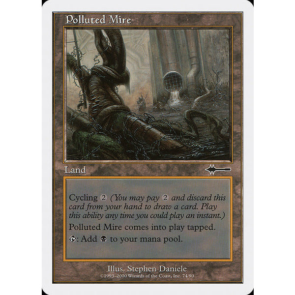 Magic: The Gathering Polluted Mire (074) Moderately Played