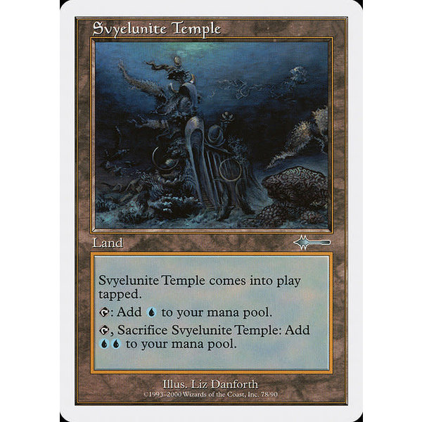 Magic: The Gathering Svyelunite Temple (078) Moderately Played