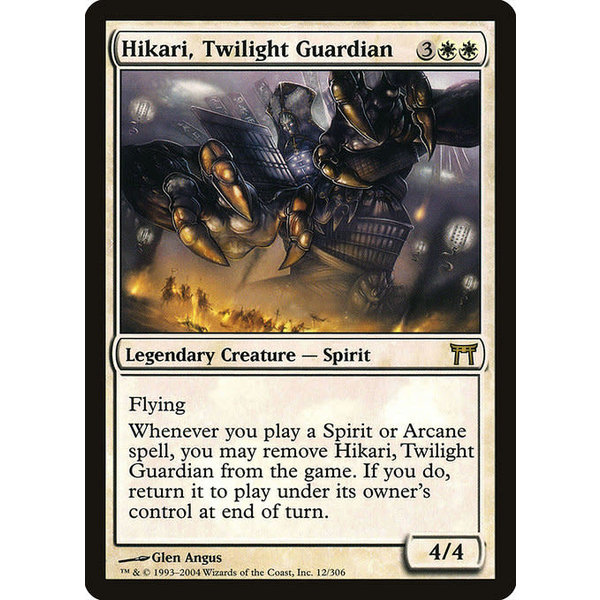 Magic: The Gathering Hikari, Twilight Guardian (012) Heavily Played