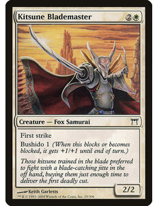 Magic: The Gathering Kitsune Blademaster (025) Moderately Played