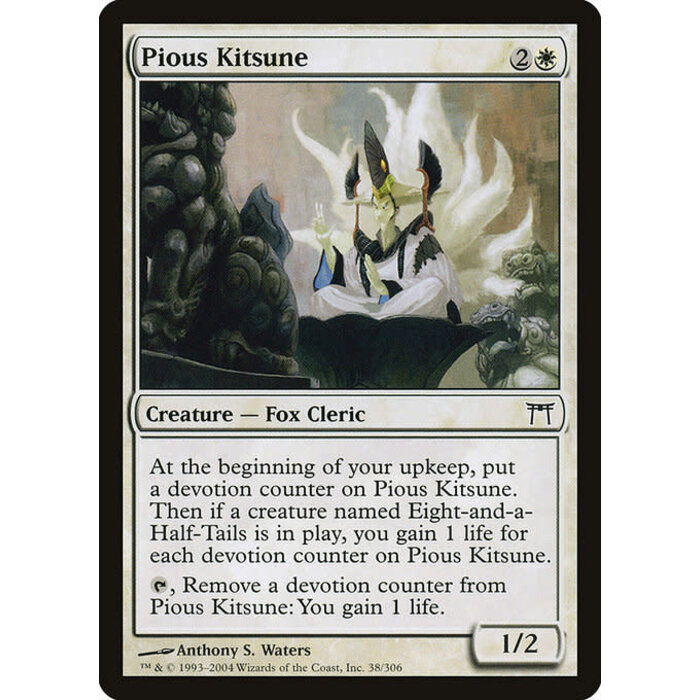 Magic: The Gathering Pious Kitsune (038) Damaged