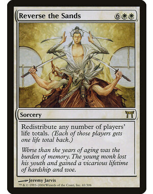 Magic: The Gathering Reverse the Sands (041) Damaged