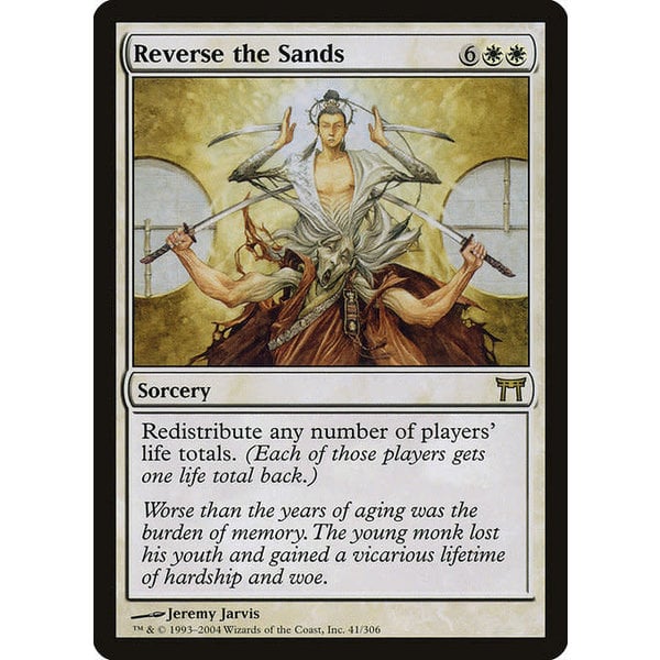 Magic: The Gathering Reverse the Sands (041) Damaged