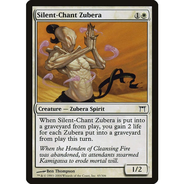 Magic: The Gathering Silent-Chant Zubera (045) Moderately Played