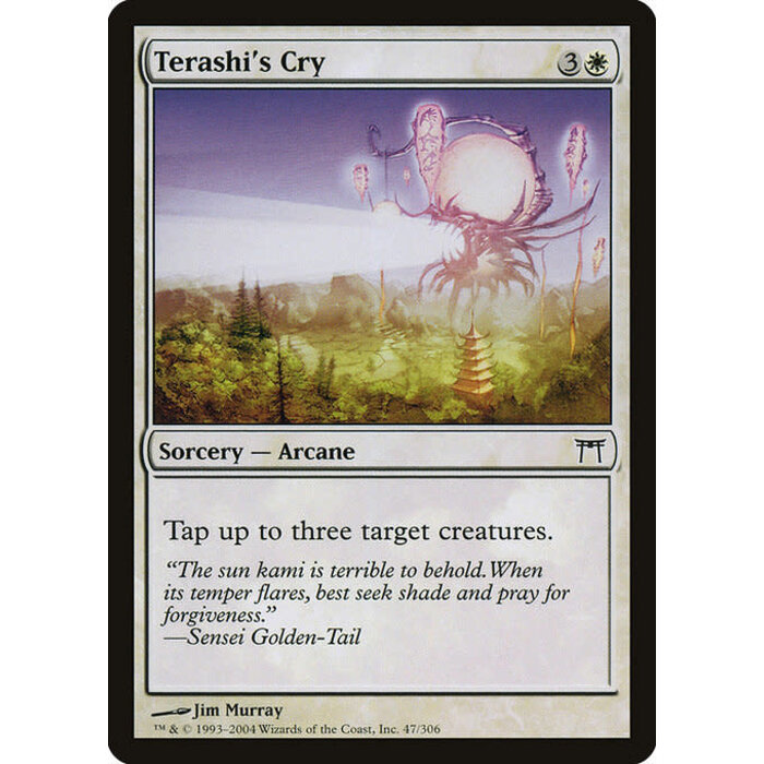 Magic: The Gathering Terashi's Cry (047) Damaged