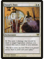 Magic: The Gathering Vassal's Duty (048) Heavily Played Foil