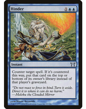 Magic: The Gathering Hinder (065) Heavily Played