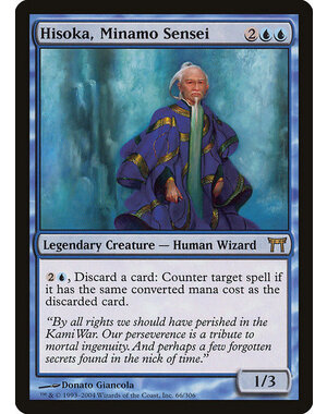 Magic: The Gathering Hisoka, Minamo Sensei (066) Moderately Played